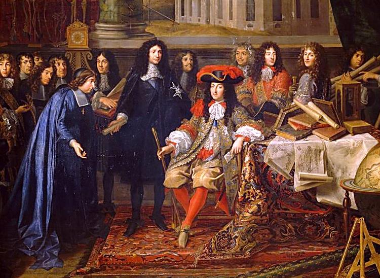 unknow artist Colbert Presenting the Members of the Royal Academy of Sciences to Louis XIV in 1667 China oil painting art